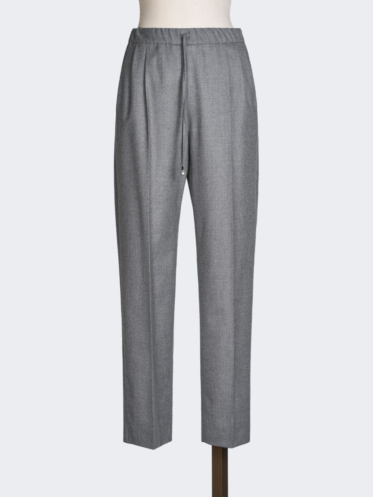 Cashmere foule trousers - MEDIUM GREY - Max Mara - 4