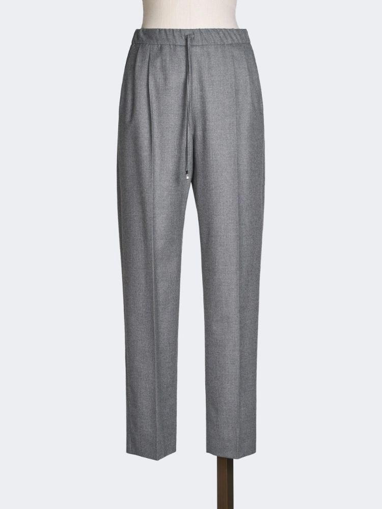 Hose aus Kaschmir-Foulé - MITTELGRAU - Max Mara - 4