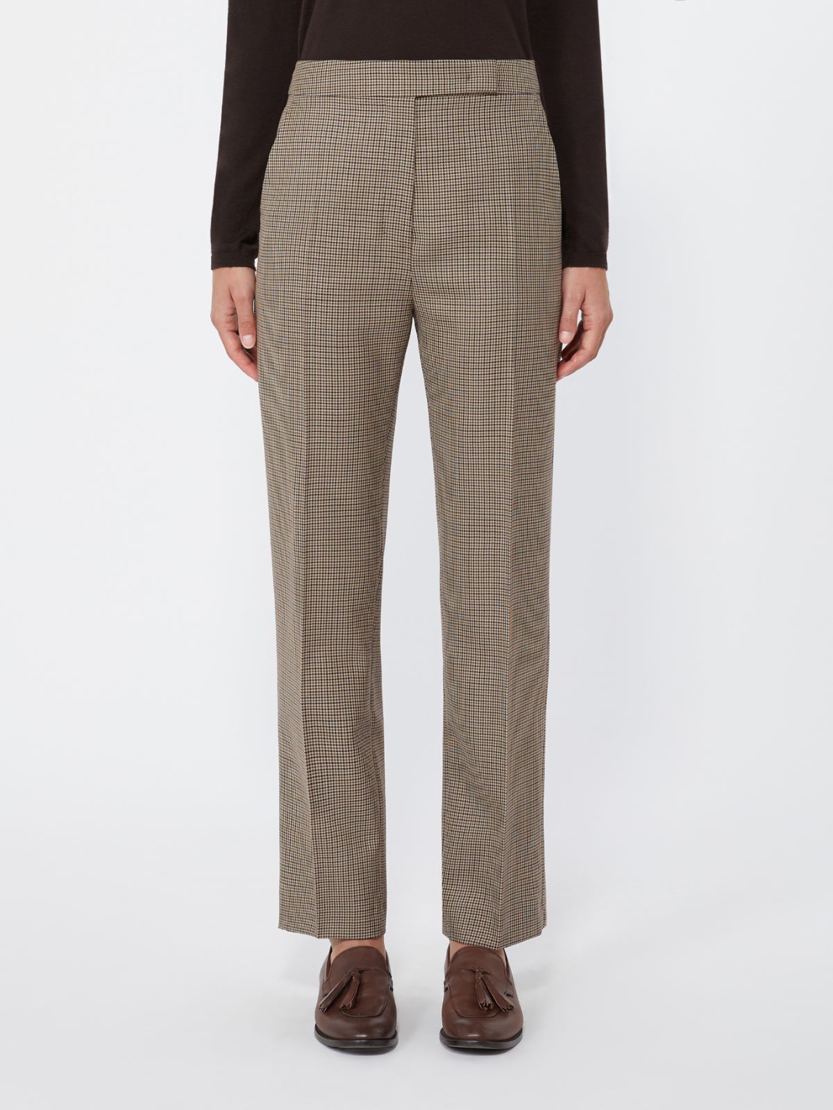 Wool twill trousers - SAND - Max Mara - 2