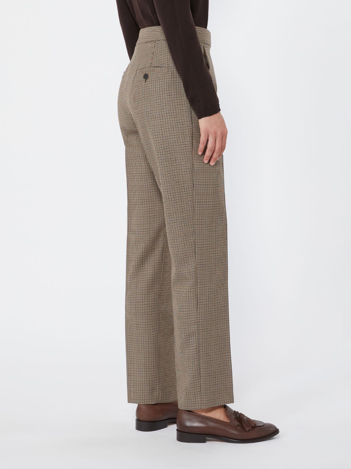 Wool twill trousers - SAND - Max Mara - 3