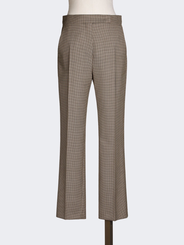 Wool twill trousers - SAND