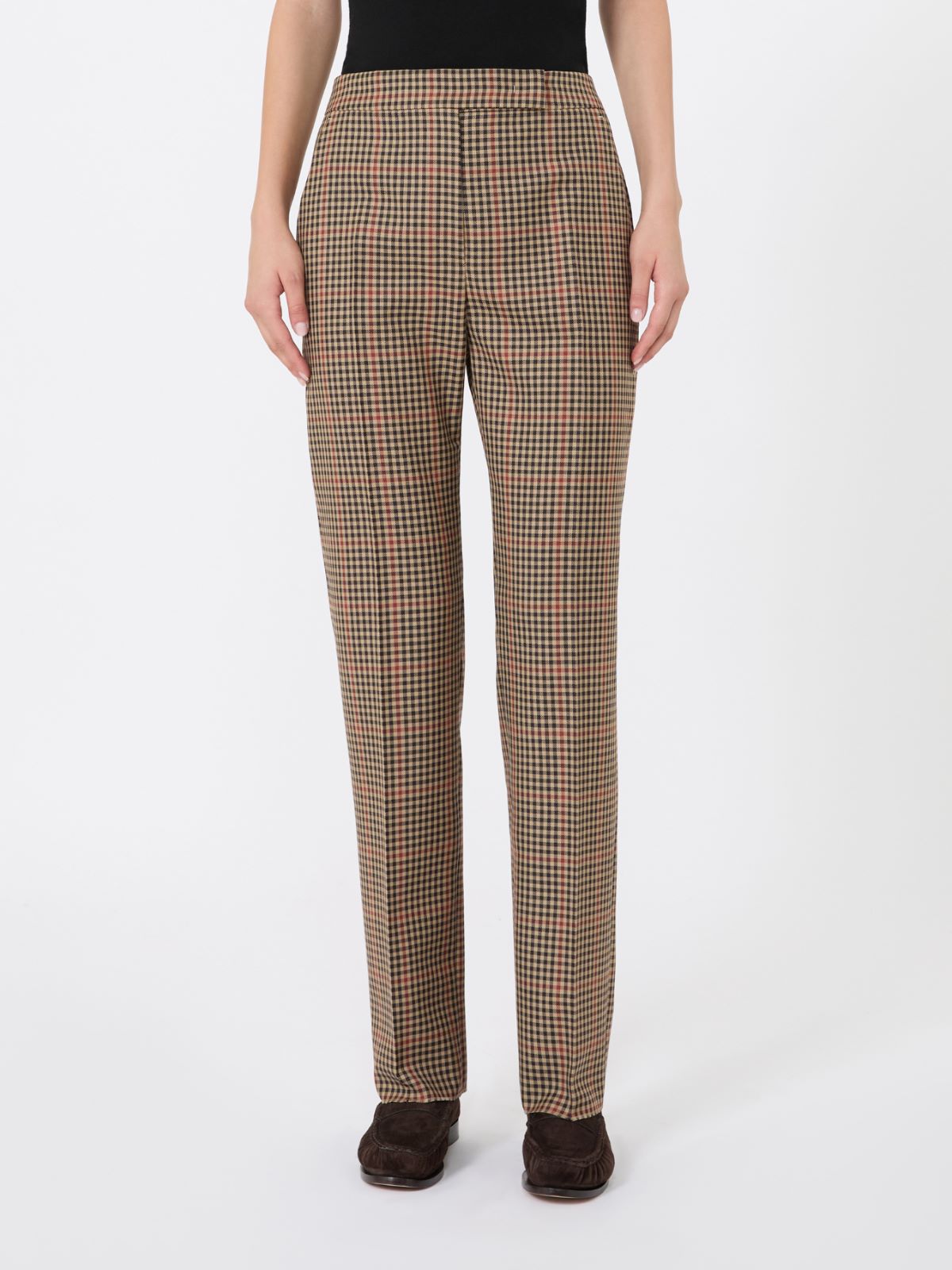 Wool twill trousers - CAMEL - Max Mara - 2