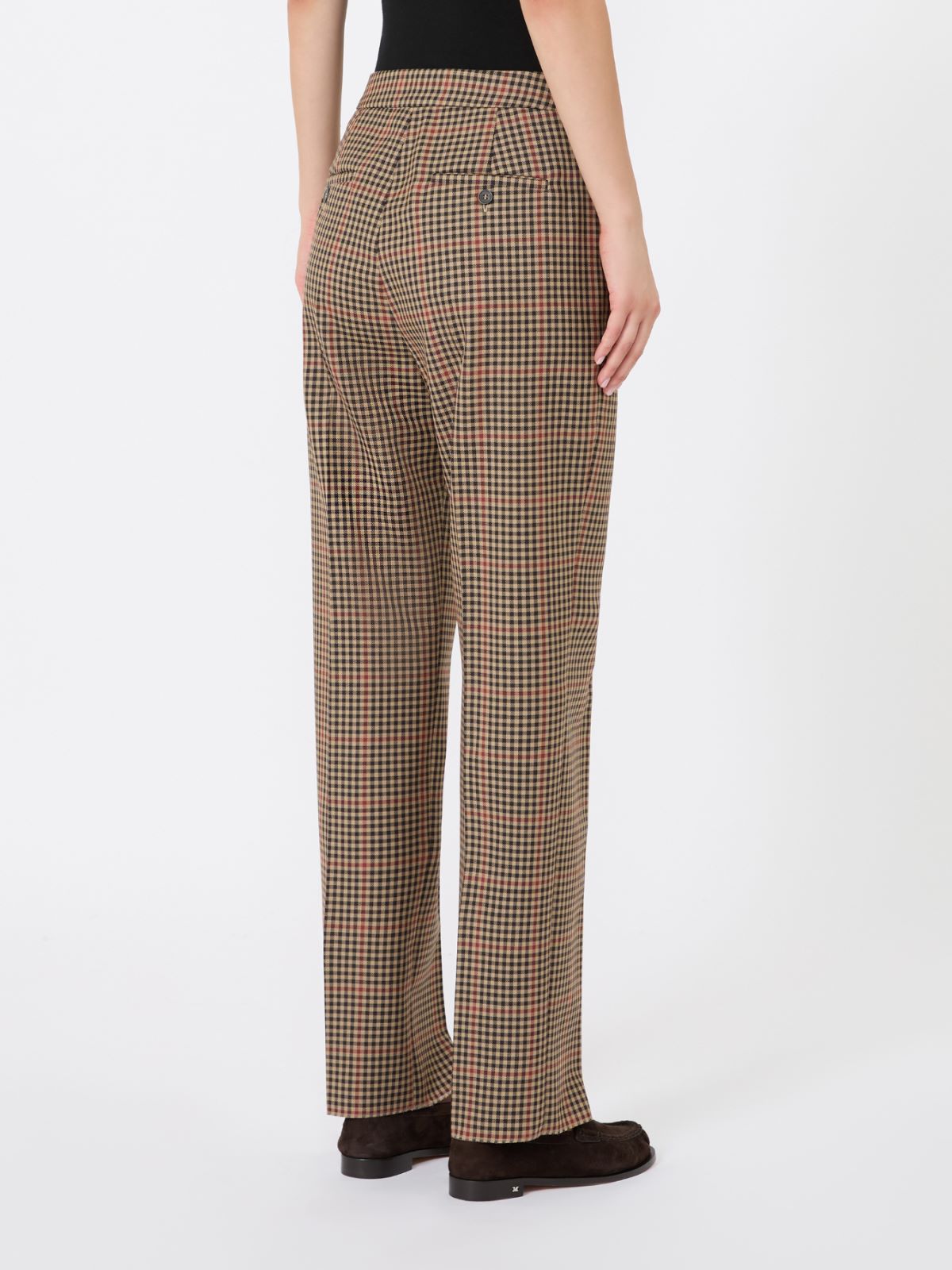 Wool twill trousers - CAMEL - Max Mara - 3