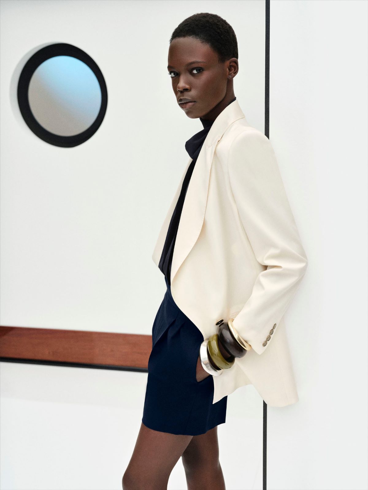Lightweight woollen cloth shorts + ULTRAMARINE - Max Mara