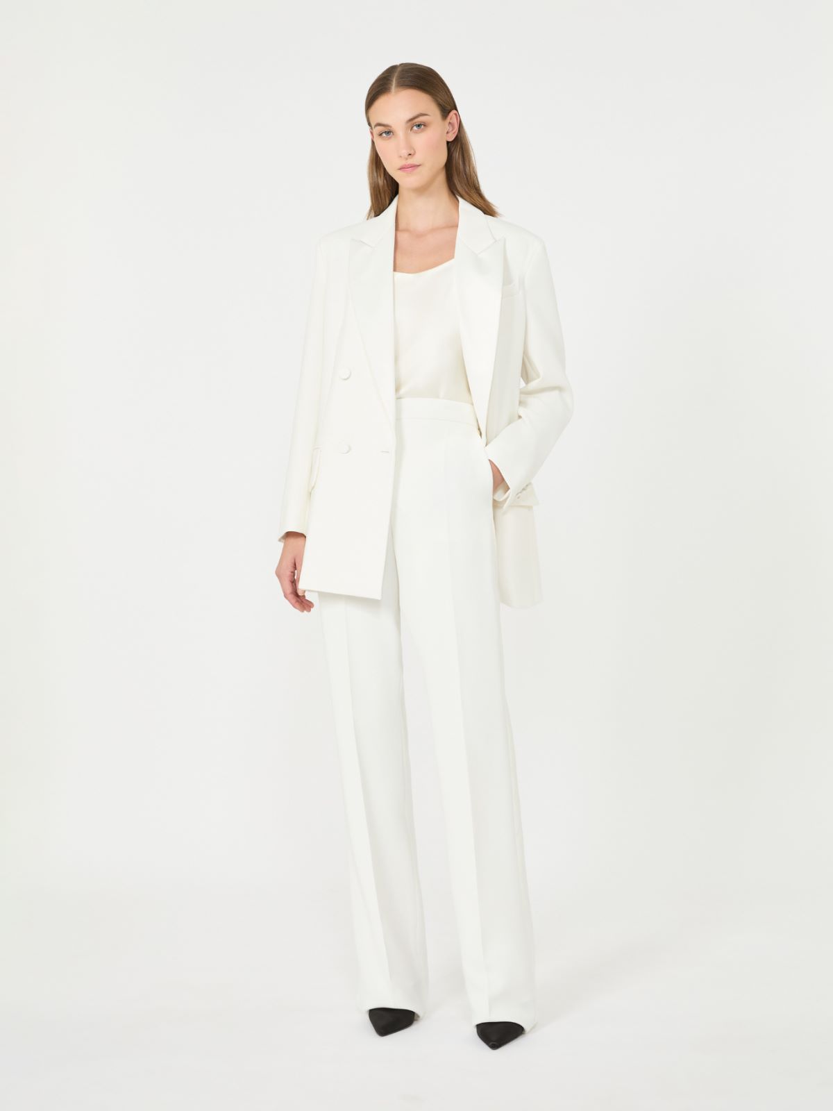 Silk satin top + SILK - Max Mara