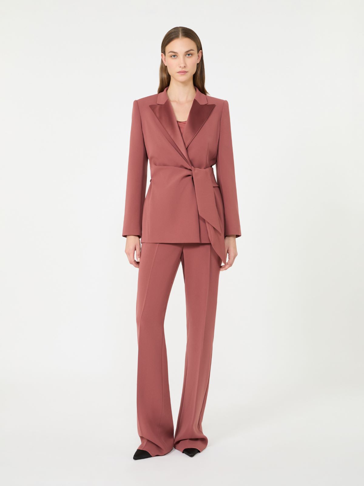 Silk satin top - ANTIQUE ROSE - Max Mara