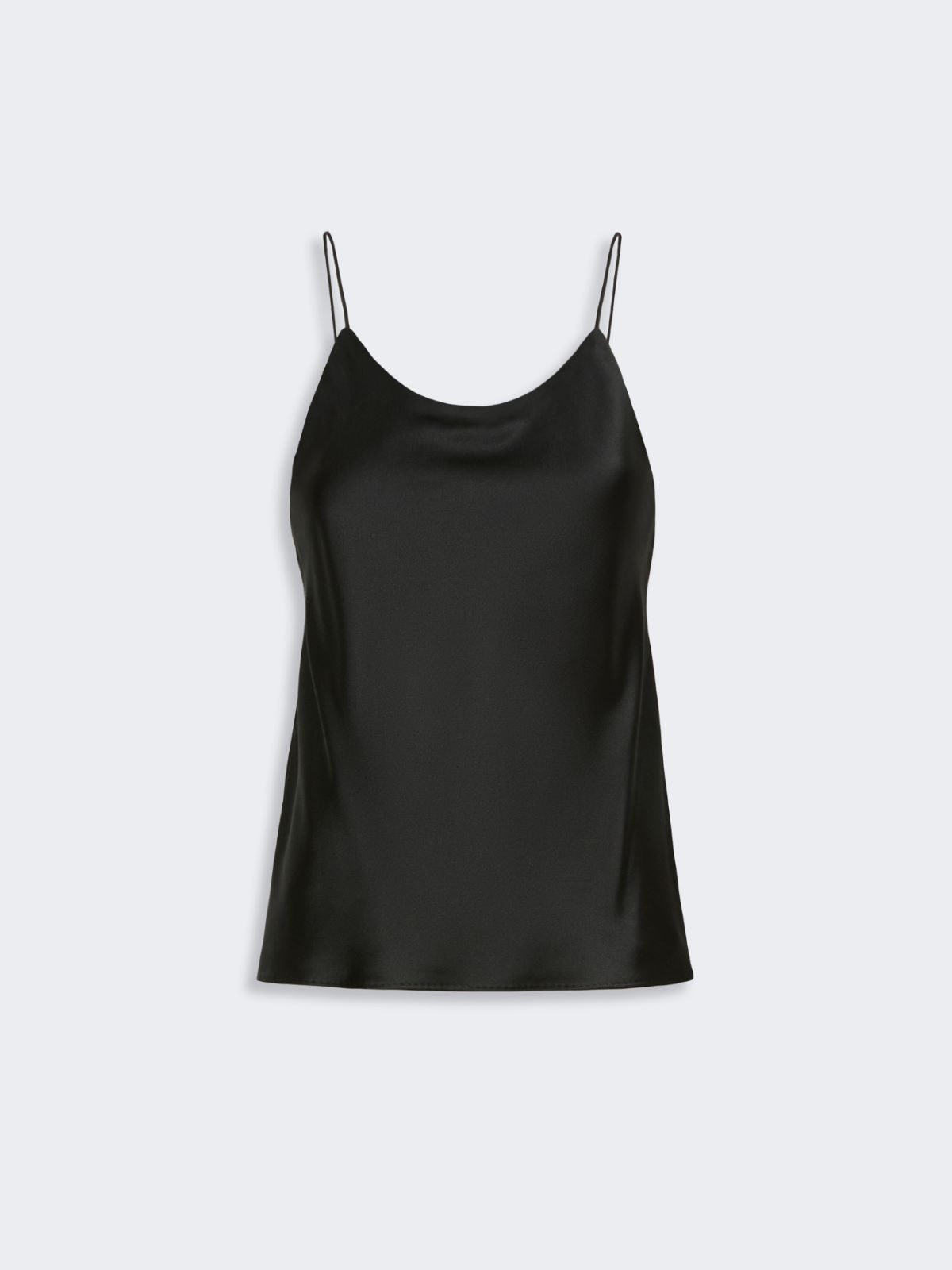 Silk satin top - BLACK - Max Mara - 5