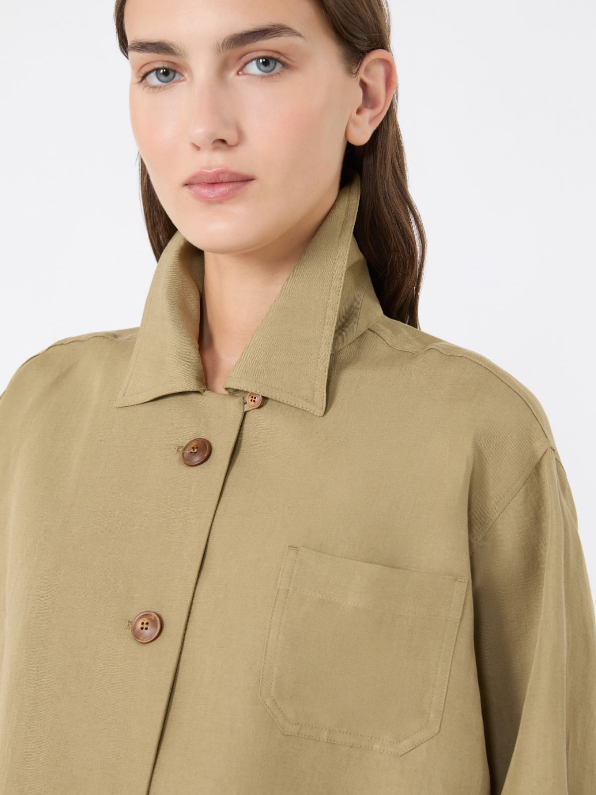 팔로레 린넨 자켓 - KAKI - Max Mara - 4