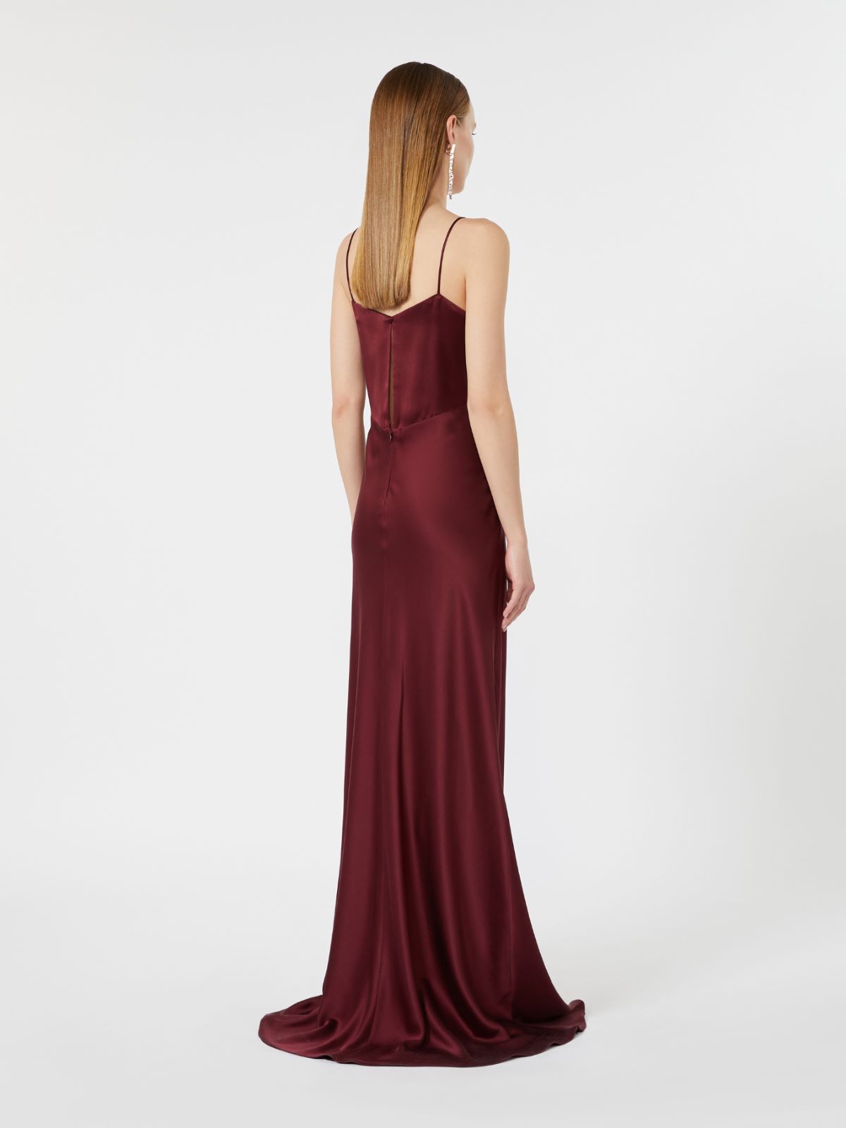 Slipdress aus Seidensatin - BORDEAUX - Max Mara - 3