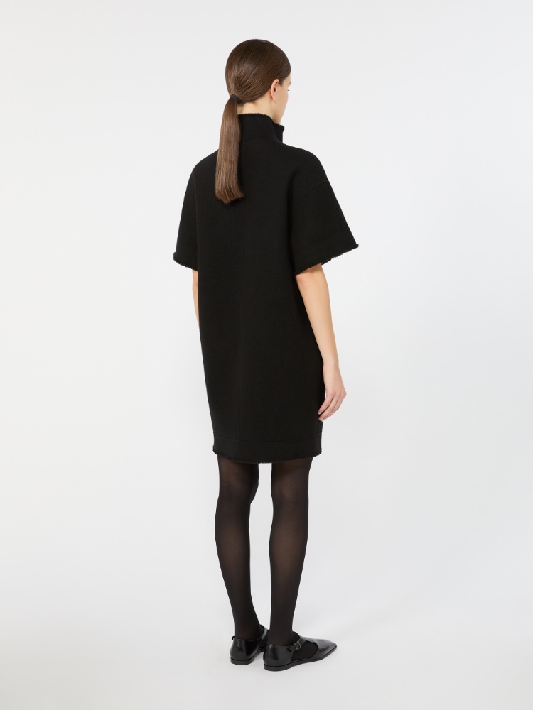 Wool jersey sweatshirt dress - BLACK - Max Mara - 3