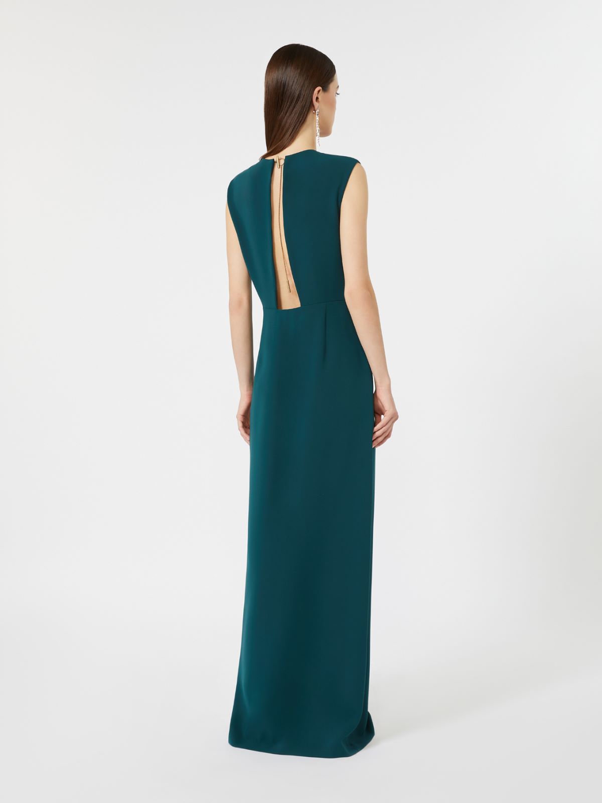 Long cady dress - DARK GREEN - Max Mara - 3