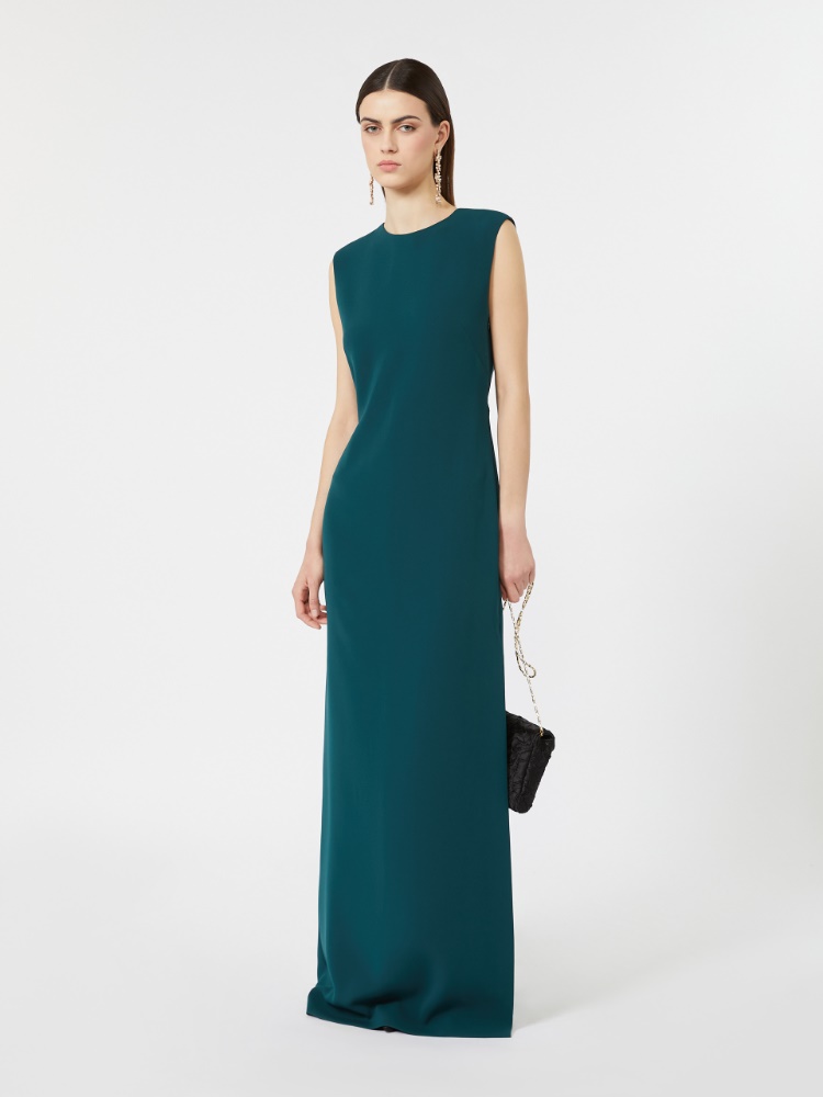 Long cady dress - DARK GREEN - Max Mara
