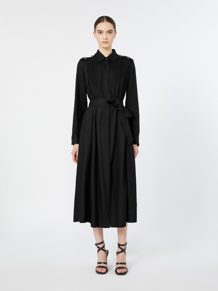 피오브라 린넨 드레스 - BLACK - Max Mara - 2