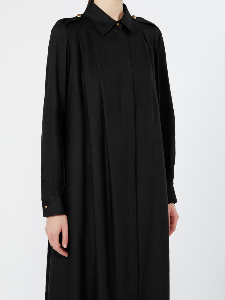 피오브라 린넨 드레스 - BLACK - Max Mara - 5