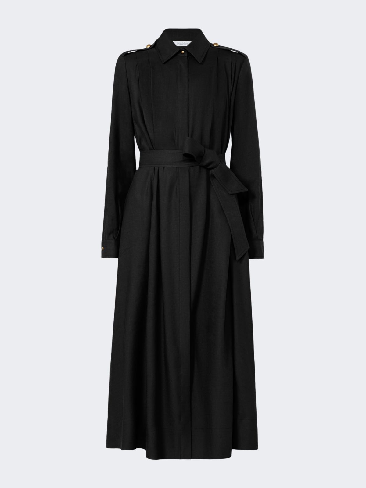 피오브라 린넨 드레스 - BLACK - Max Mara - 6