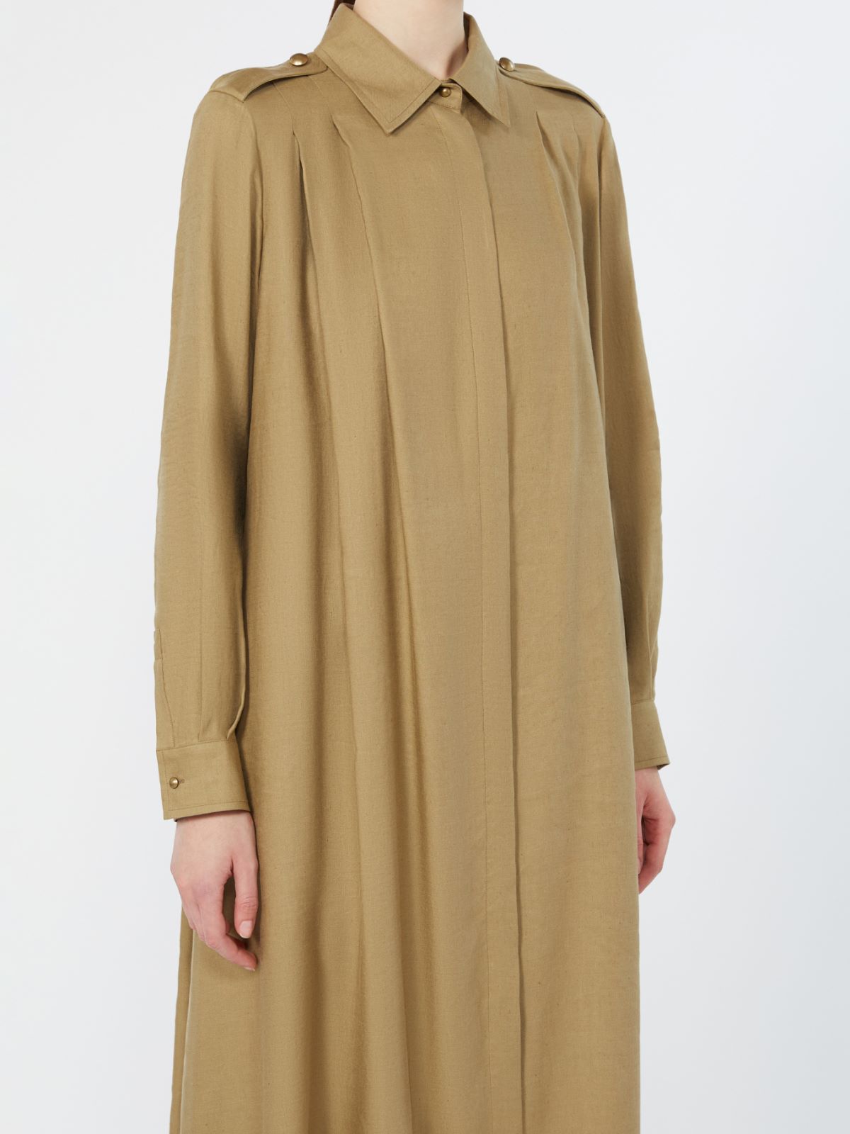 피오브라 린넨 드레스 - KAKI - Max Mara - 5