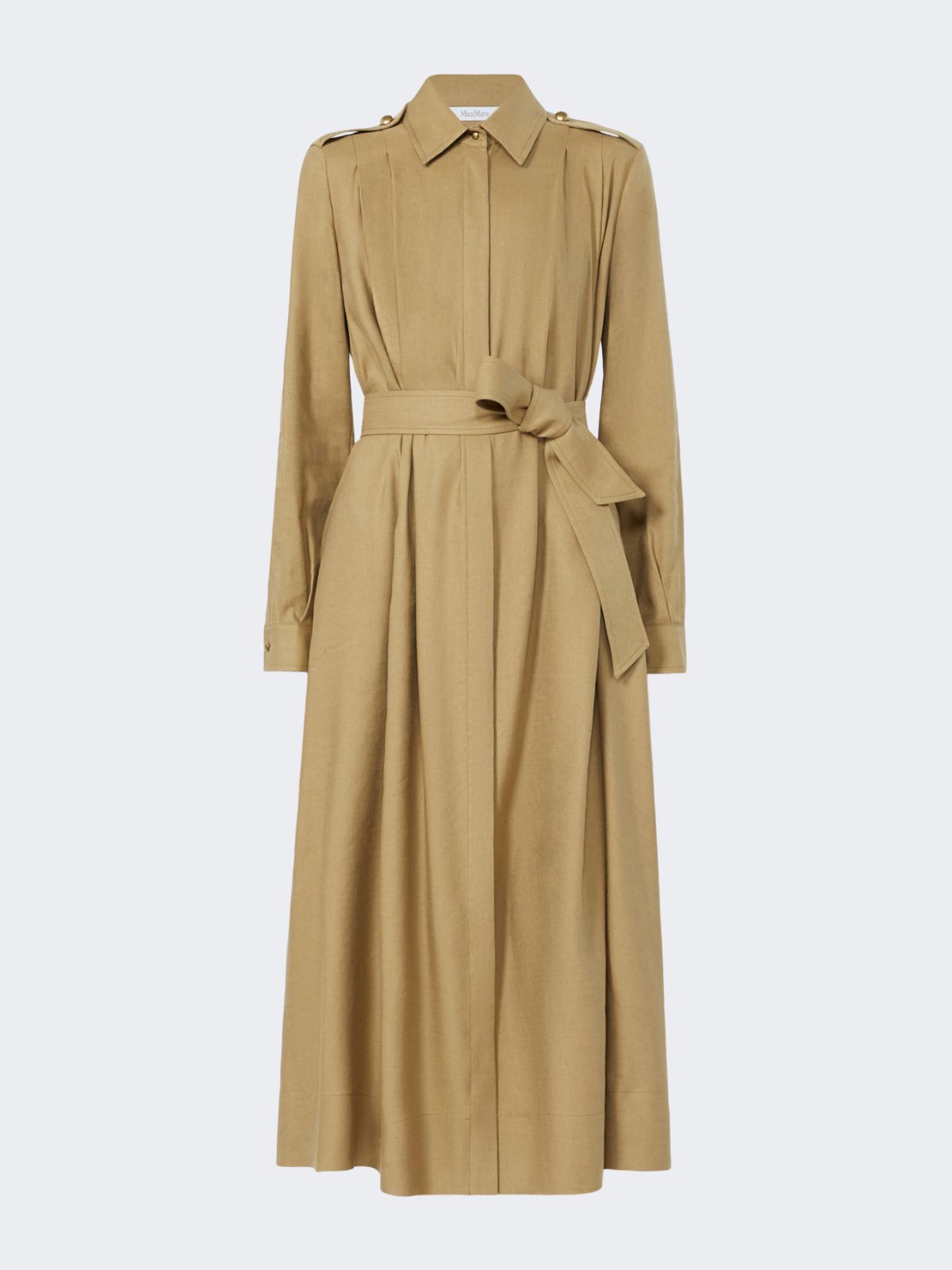 피오브라 린넨 드레스 - KAKI - Max Mara - 6