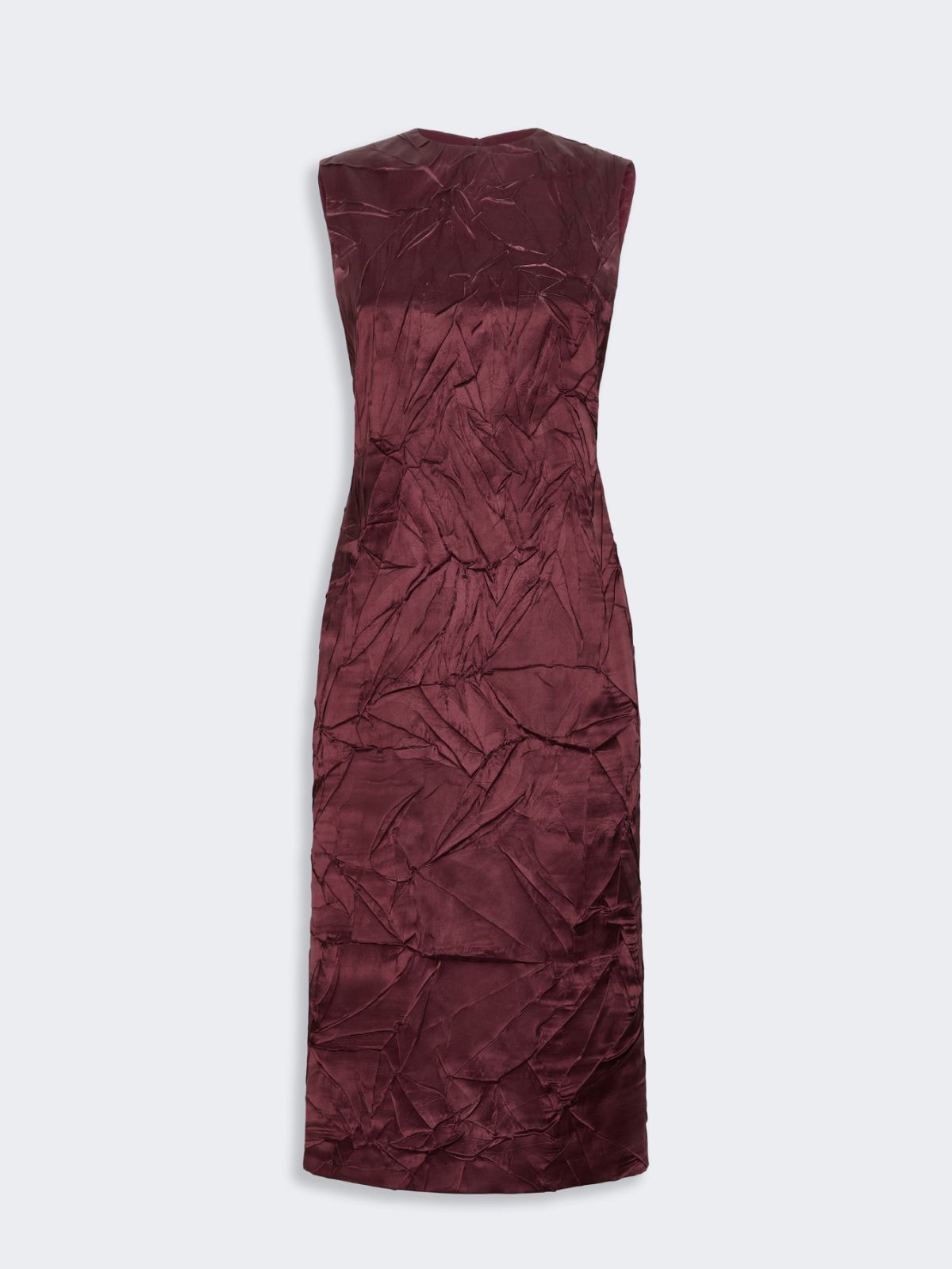 Satin princess-line dress - BORDEAUX - Max Mara - 5