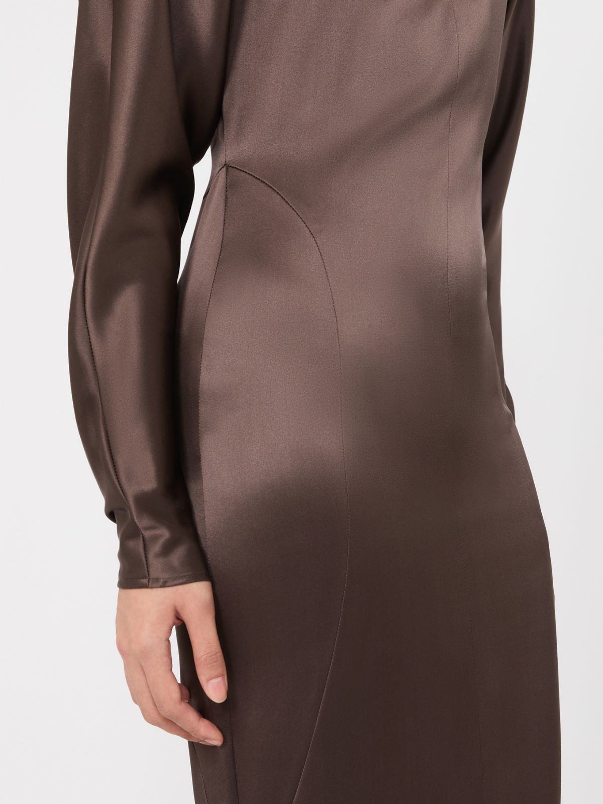 Long silk-satin dress - MUD - Max Mara - 4