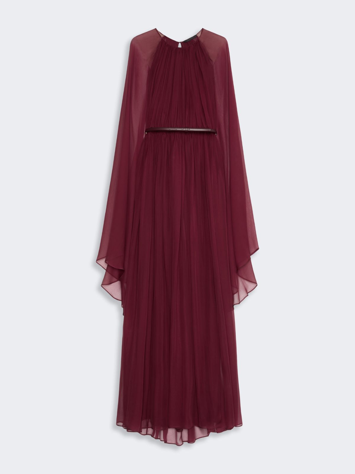 Silk chiffon dress - BORDEAUX - Max Mara - 6