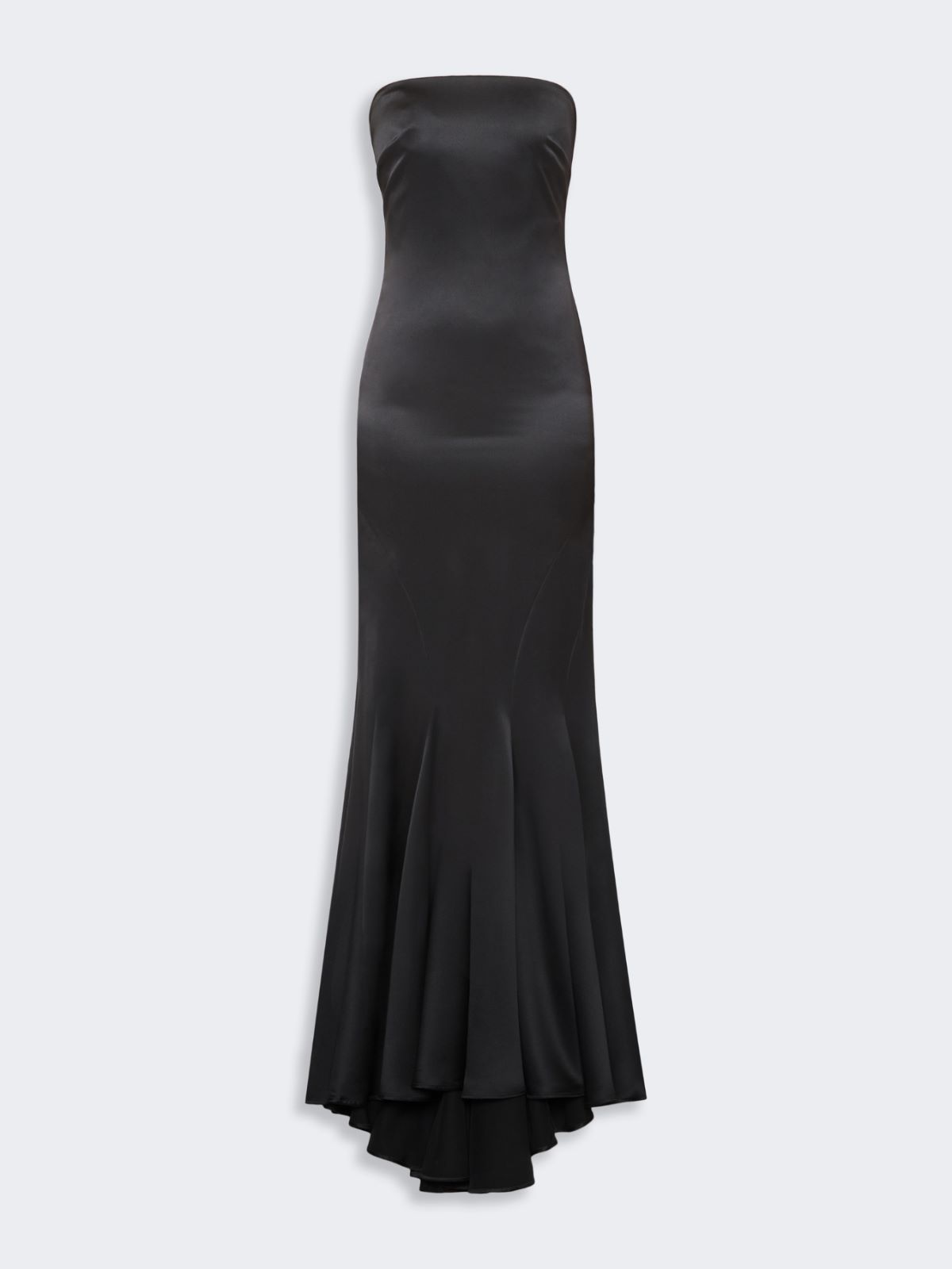 Silk satin bustier dress - DARK GREY - Max Mara - 4