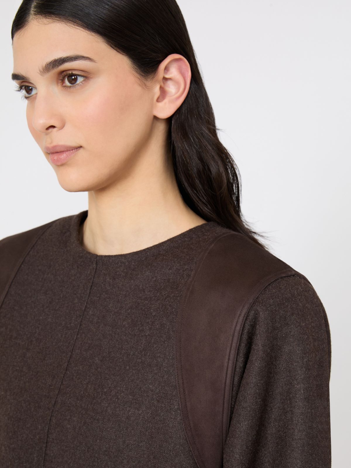 Wool flannel short dress - MUD - Max Mara - 4