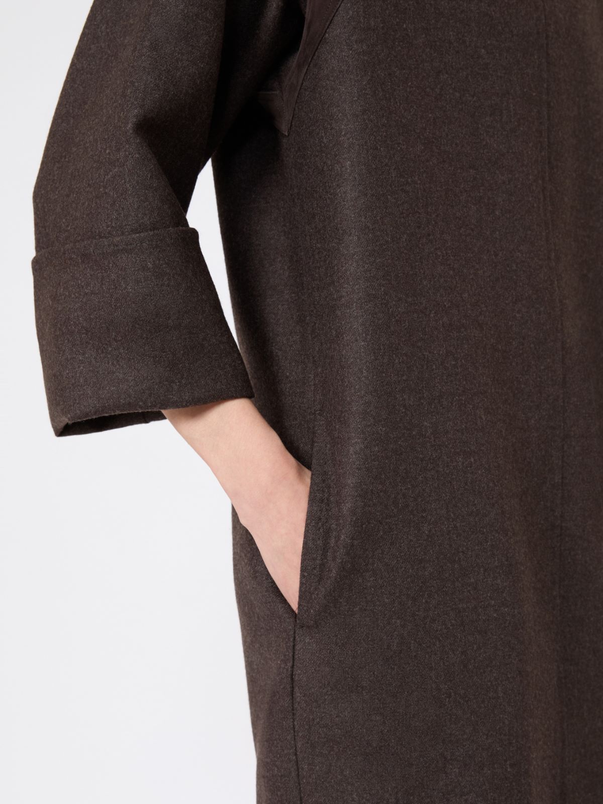 Wool flannel short dress - MUD - Max Mara - 5