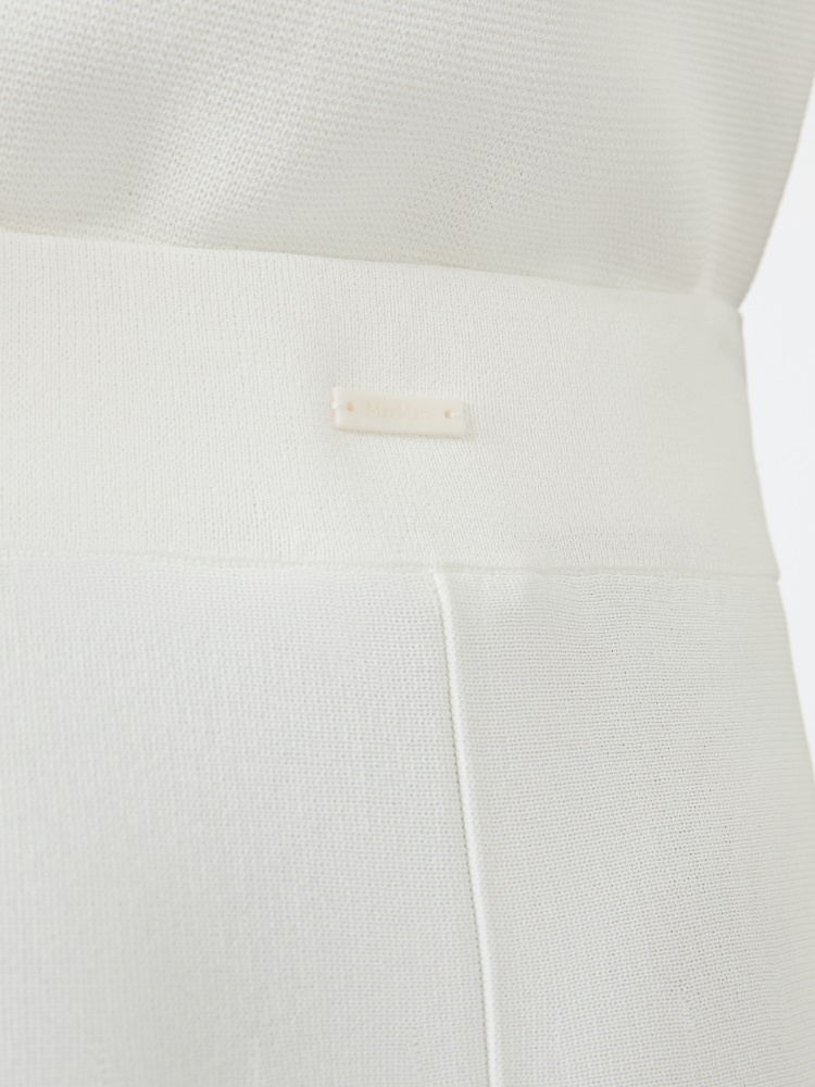 Viscose yarn skirt - WHITE - 4