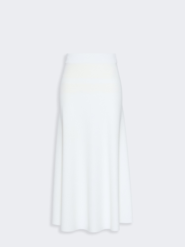 Viscose yarn skirt - WHITE - 5