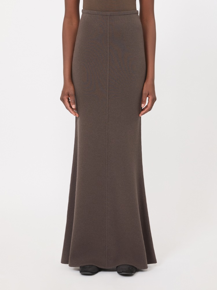 Wool and cashmere yarn skirt - MUD - Max Mara - 2