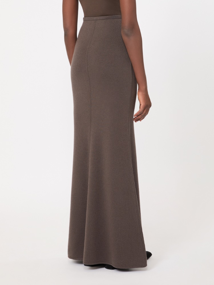 Wool and cashmere yarn skirt - MUD - Max Mara - 3