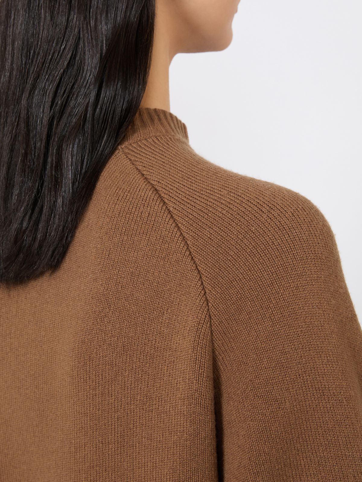 Short wool and cashmere dress - CAMEL - Max Mara - 4