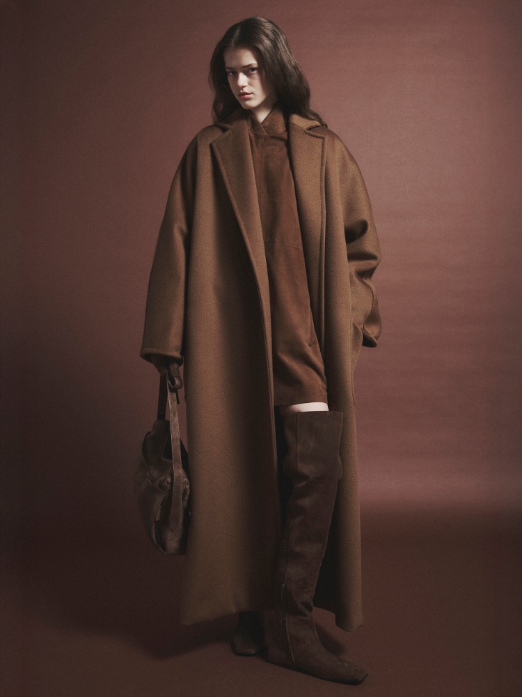 Short wool and cashmere dress + CAMEL - Max Mara