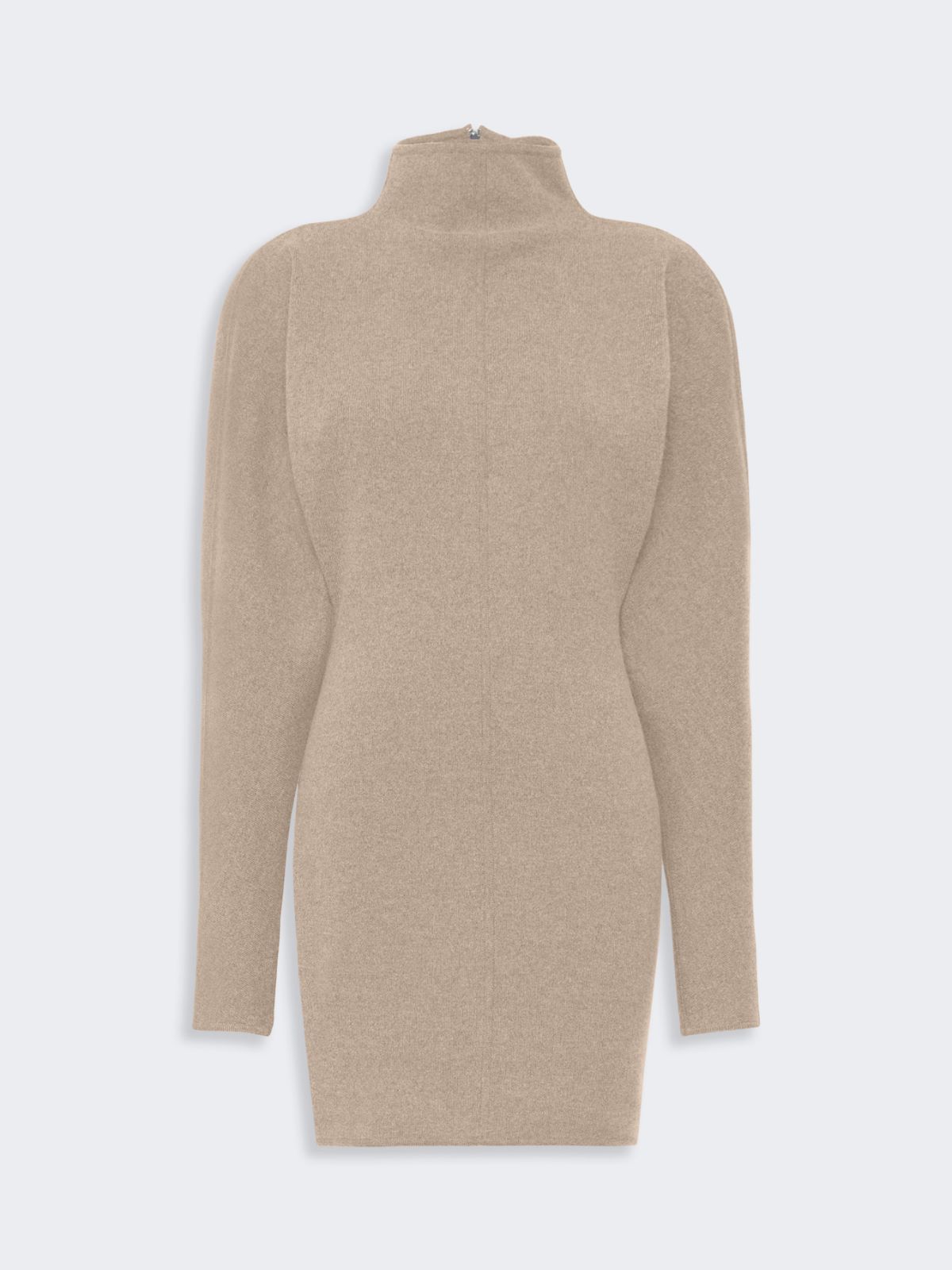 Short wool and cashmere yarn dress - BEIGE - Max Mara - 6
