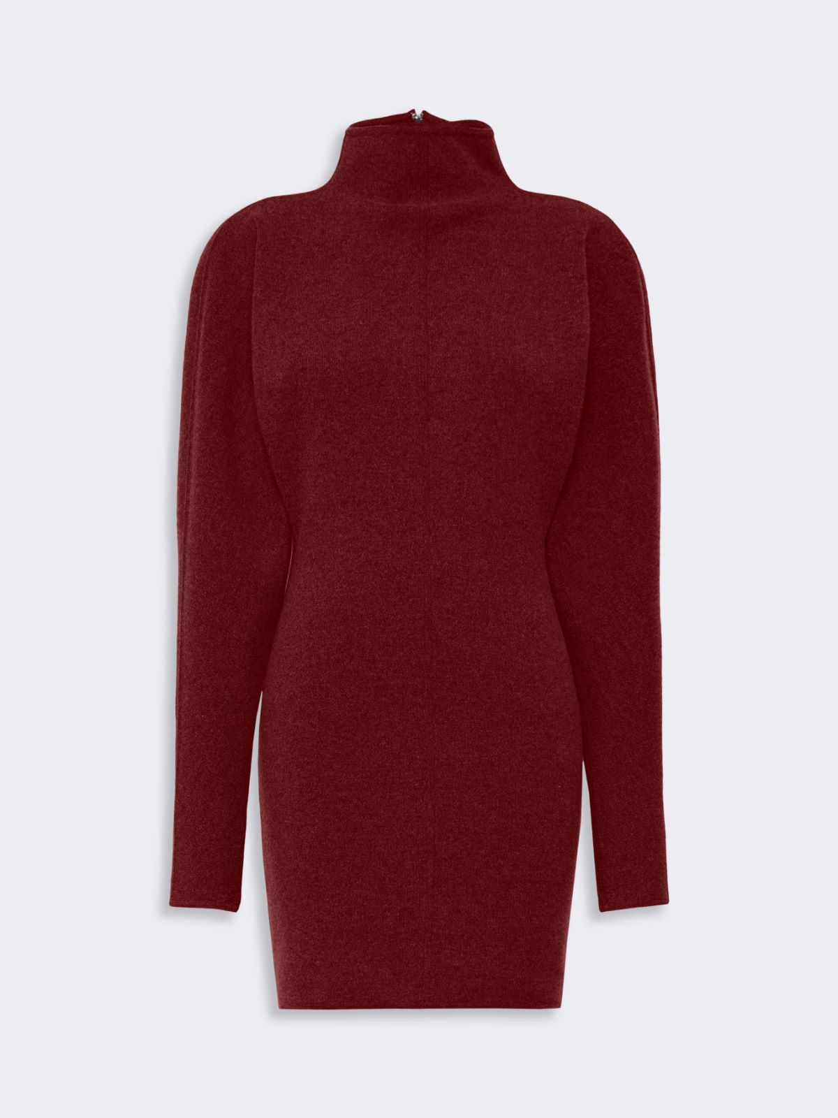 Short wool and cashmere yarn dress - BROWN BORDEAUX - Max Mara - 6