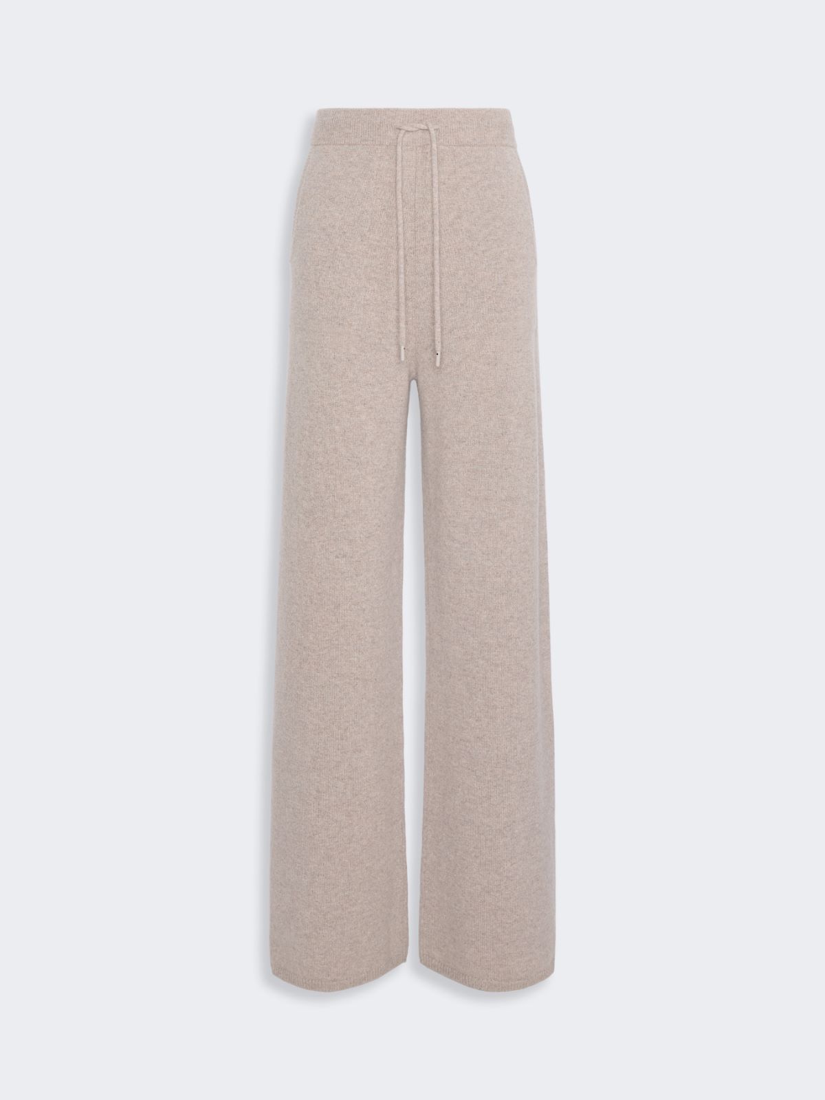 Wide cashmere yarn trousers - SAND - Max Mara - 6