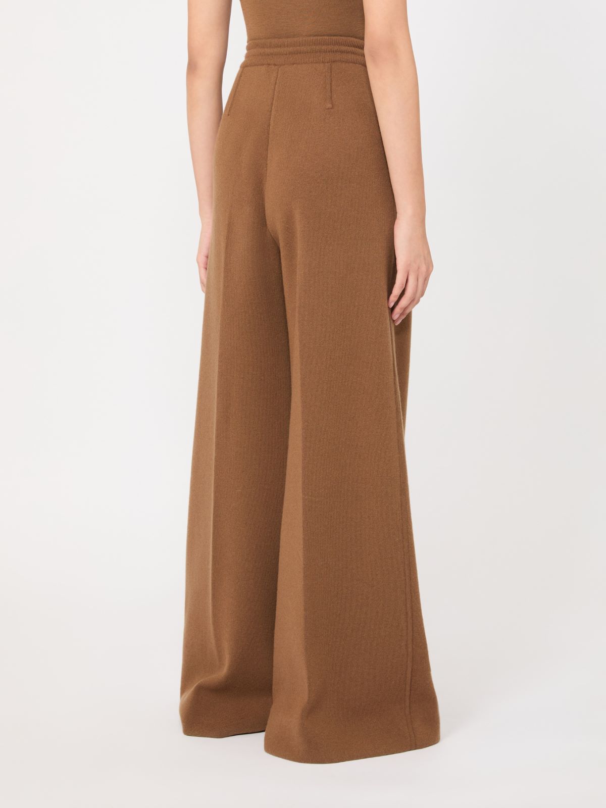 Wool and cashmere trousers - CAMEL - Max Mara - 3