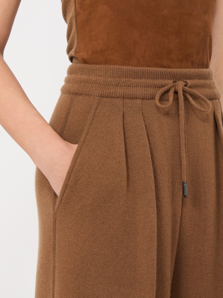 Wool and cashmere trousers - CAMEL - Max Mara - 4