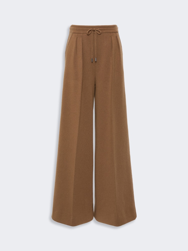 Wool and cashmere trousers - CAMEL