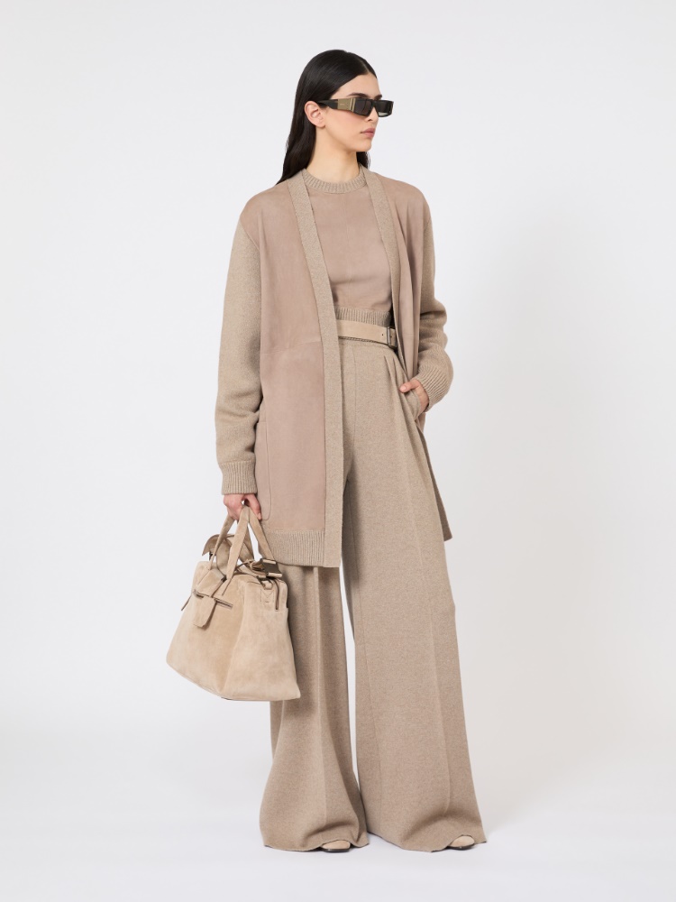 [フナーレ] ウール カシミヤ ニット パンツ - BEIGE - マックスマーラ公式サイト