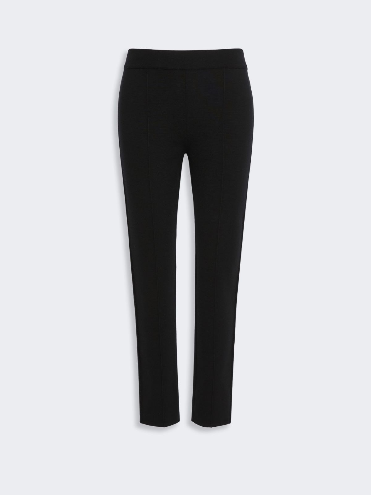 Wool knit trousers - BLACK - Max Mara - 4