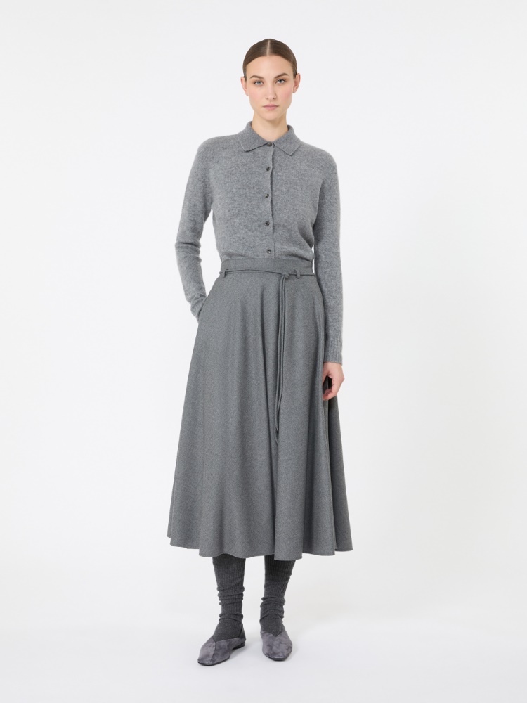 두란테 캐시미어 가디건 + MEDIUM GREY - Max Mara