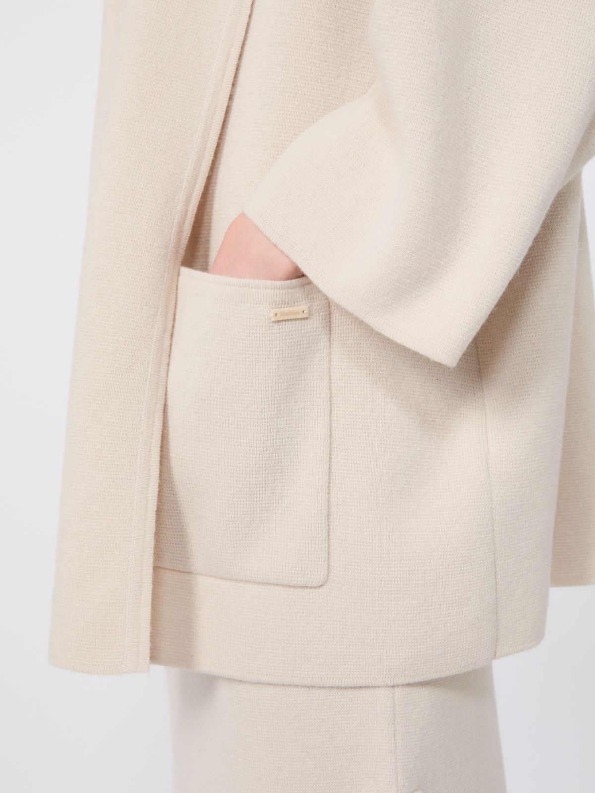 탄가 울 가디건 - BEIGE - Max Mara - 4