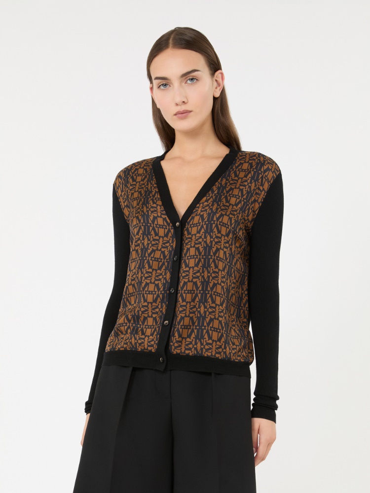 리브라 버진울 가디건 - BLACK - Max Mara - 2