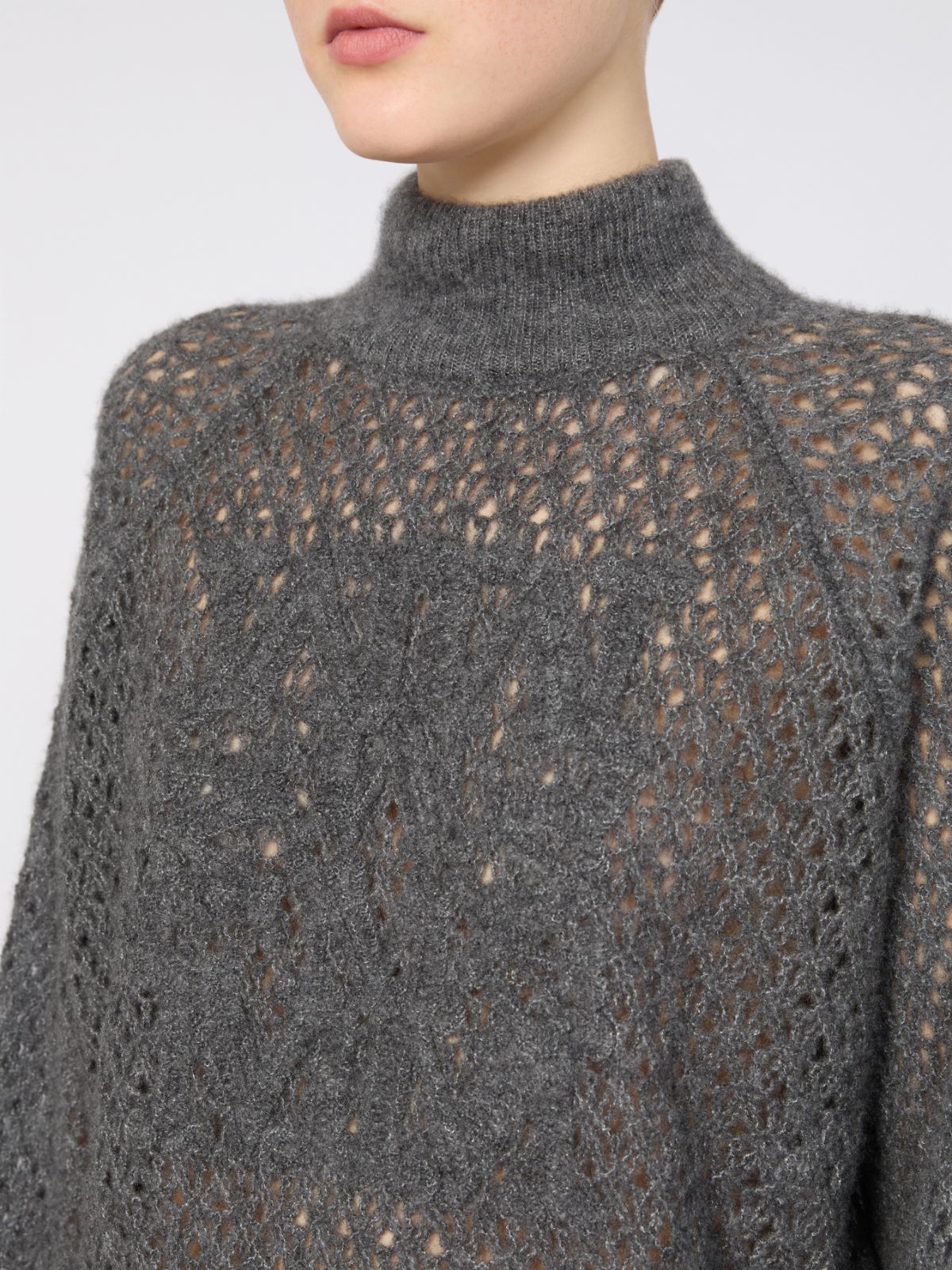 파그리아 캐시미어 스웨터 - DARK GREY - Max Mara - 4