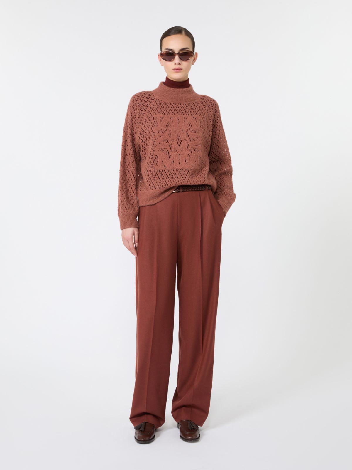 파그리아 캐시미어 스웨터 - BRICK RED - Max Mara