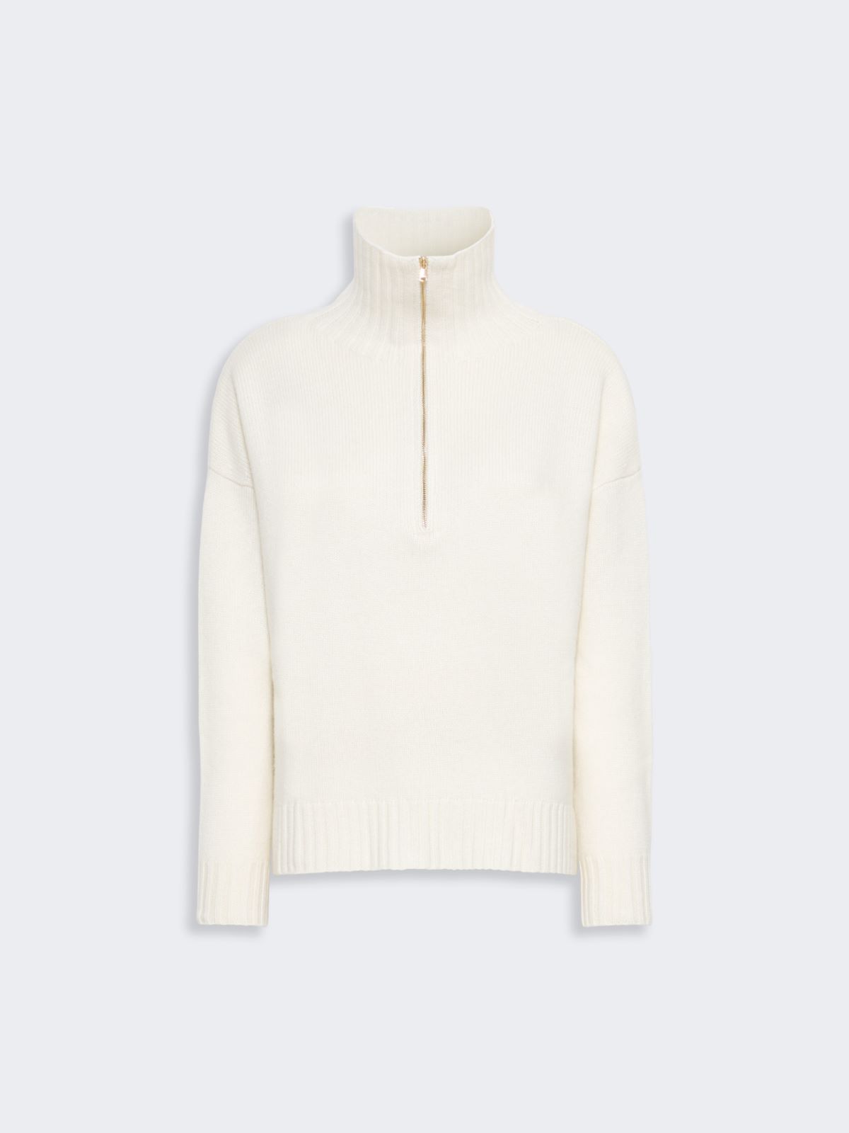 Cashmere yarn high-neck sweater - WHITE - Max Mara - 5