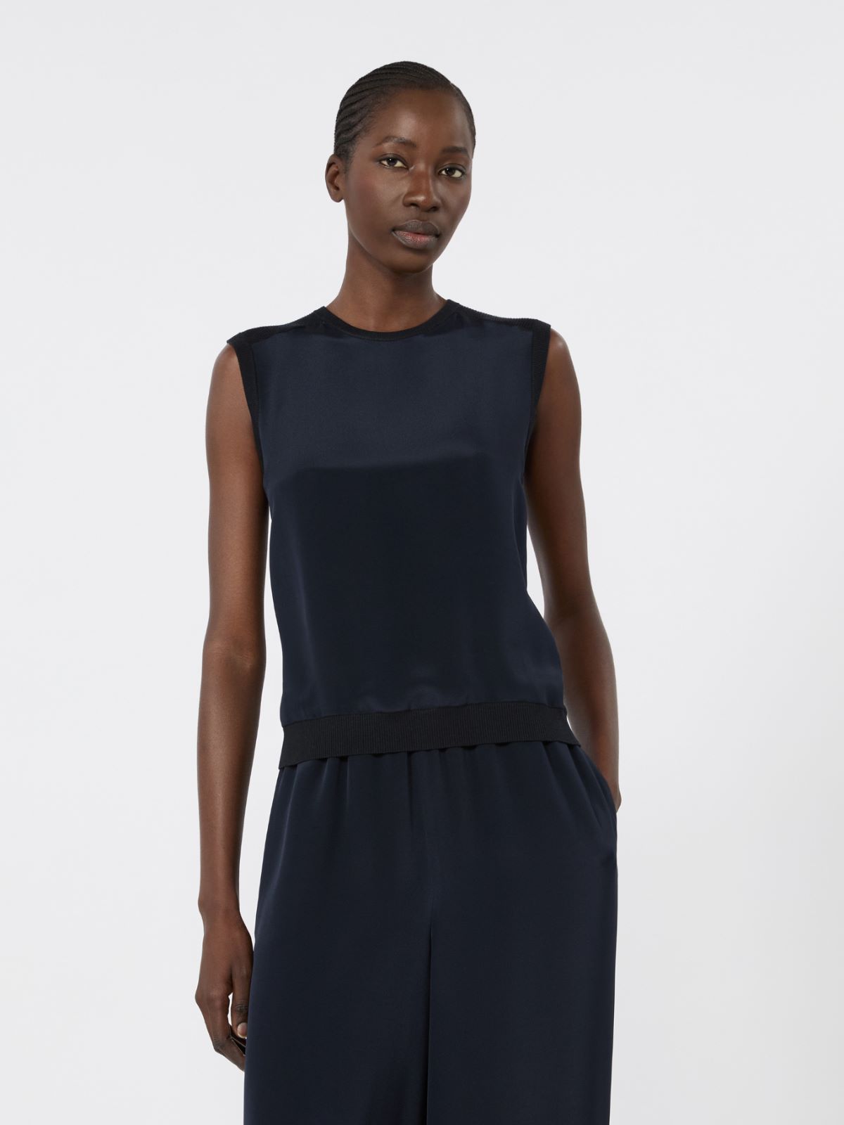 Cashmere and silk yarn sweater - ULTRAMARINE - Max Mara - 2