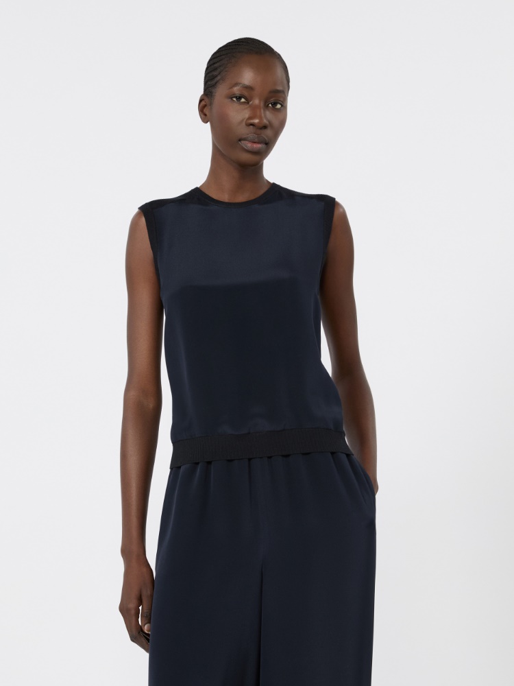 Cashmere and silk yarn sweater - ULTRAMARINE - Max Mara - 2