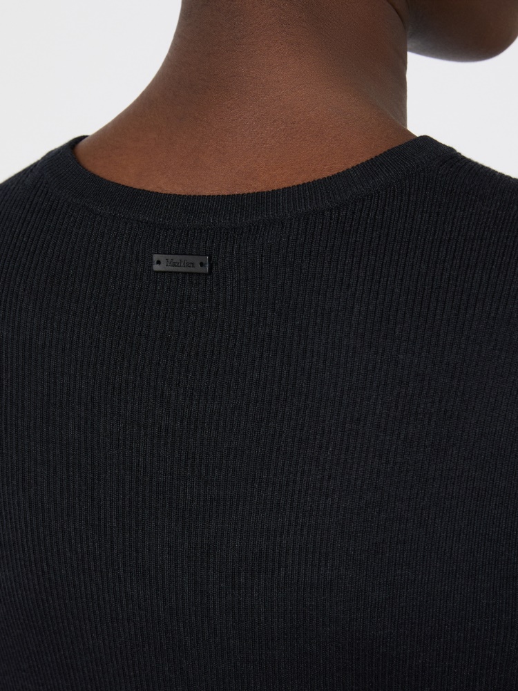 Cashmere and silk yarn sweater - ULTRAMARINE - Max Mara - 4